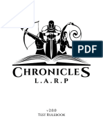 Chronicles LARP Test Rulebook v2.0