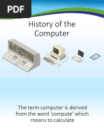 Chapter 1 The History of Computers and Its Evolution