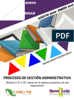 5 Procesos de Gestión Administrativa MIV