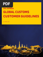 DHL COMMERICAL INVOICES Express Global Customs Customer Guidelines