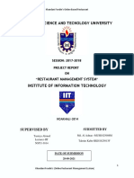 Report Paper (Restaurant Management System)