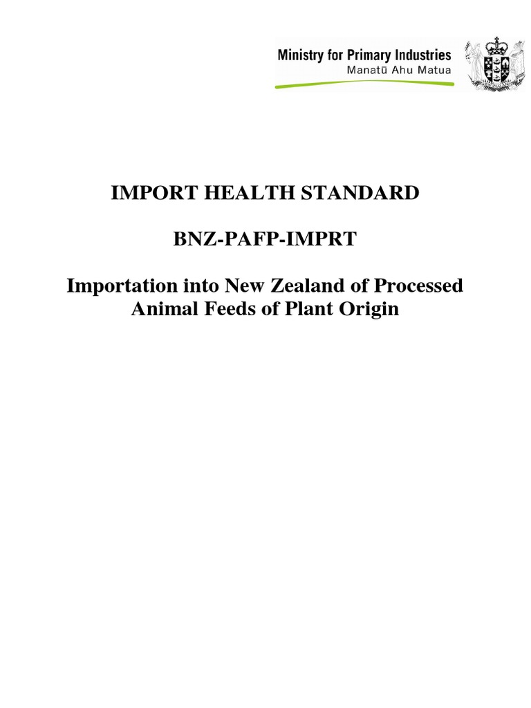 importation-into-new-zealand-of-processed-animal-feeds-of-plant-origin