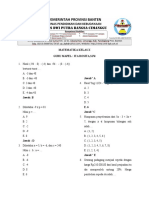 Soal Matematika Kelas X SMSTR 1