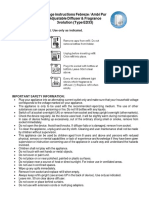 Usage Instructions Electrical Devices ENGLISH UK