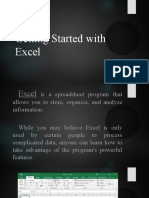 Excel 2016 Interface