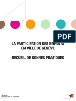 Participation Enfants Bonnes Pratiques Brochure Geneve