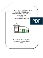 Proposal Sarana Masjid Al Ikhlas