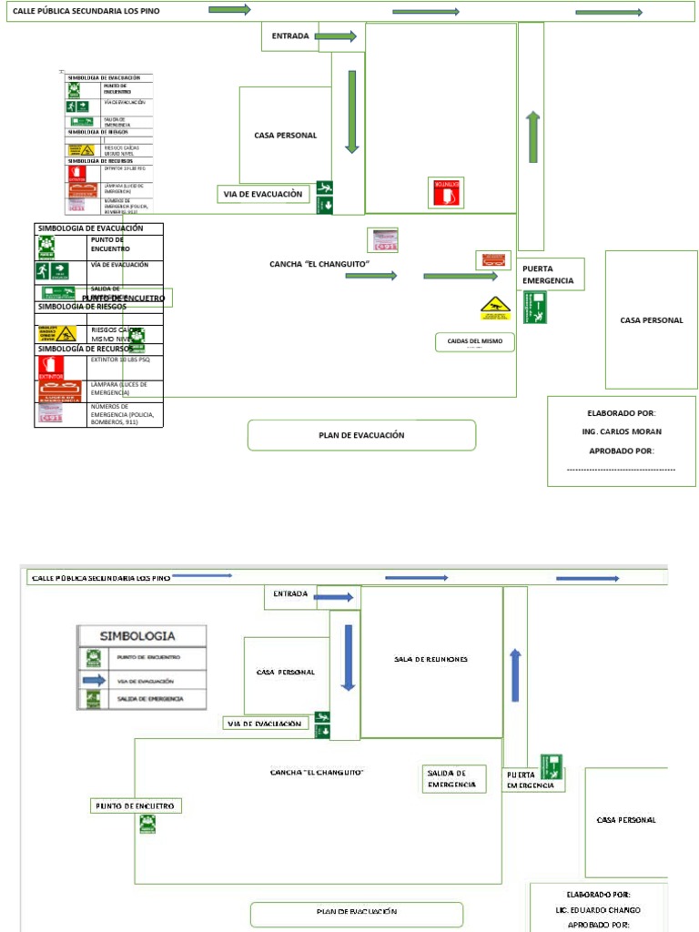 Plan de Evacuación de Emergencia | PDF