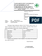 Permintaan Vaksin Covid-19 (Pfizer) 204 Dosis