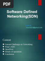 Software Defined Networking