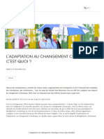 L'adaptation Au Changement Climatique, C'est Quoi - AFD - Agence Française de Développement