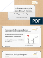 01 - Patientenübergabe Nach ISBAR Handout