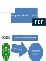 O que é ciência social