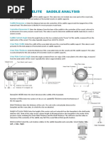 PV Elite Saddle Analysis