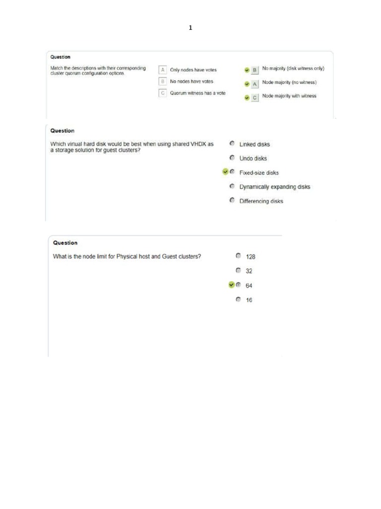 Cluster Question For Interview PDF