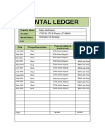 Rental Ledger Shows Tenant Payment History