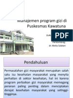 Manajemen Gizi PKM Kawatuna