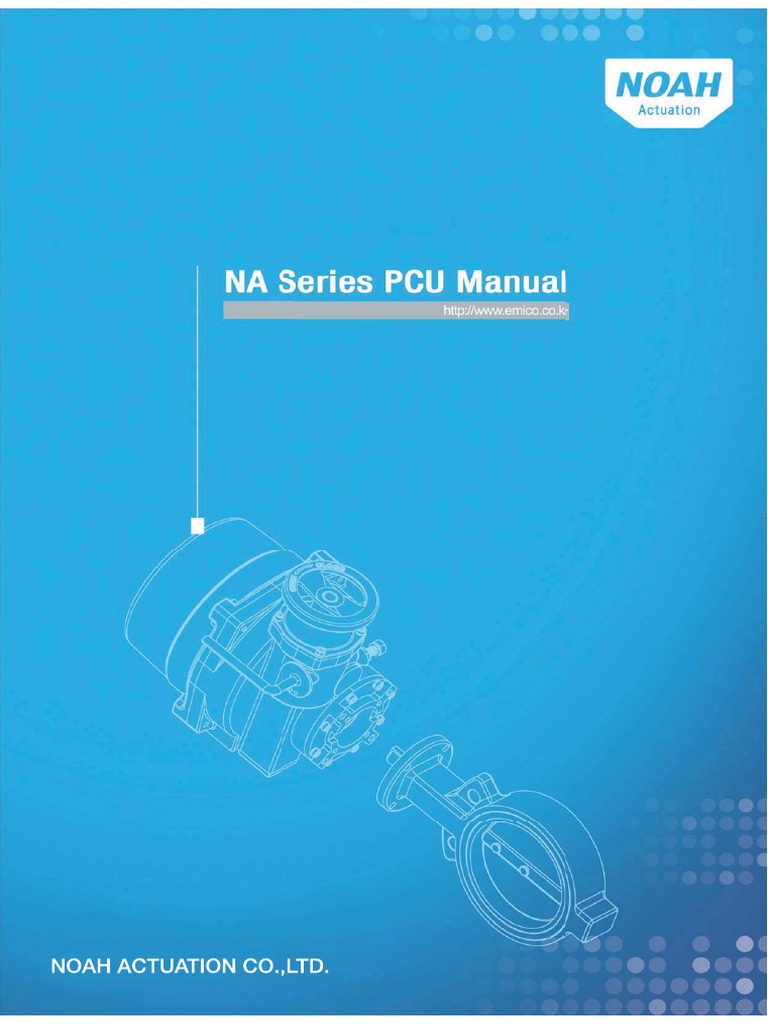 Actuator NOAH PCU EXTERNAL Manual PDF