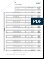 2019 Preisliste Fahrradmanufaktur