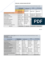 CECOS University Academic Calendar 2022-23