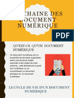 La Chaine Des Document Numérique