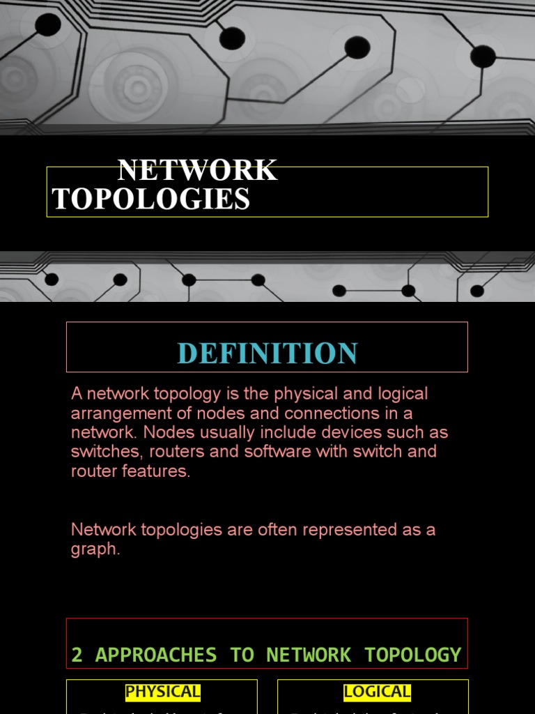 Network Topologies Presentation | PDF | Network Topology | Computer Network