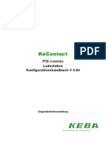 P30 X-series Ladestation Konfigurationshandbuch v 4.04 Originalbetriebsanleitung