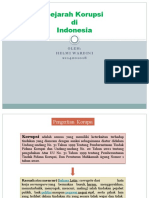 PPTX Sejarah Korupsi di Indonesia