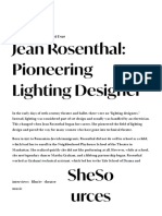 Jean Rosenthal - Pioneering Lighting Designer - SheSources
