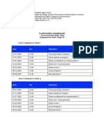 Planificarea Examenelor 2022-2023 Semestrul I DR IF