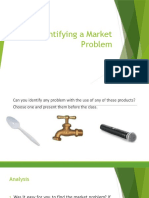 Identifying Market Problems