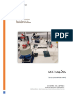 Licenciatura em Biotecnologia: Destilação de Etanol e Água