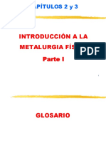 Capítulos 2 Y 3: Introducción A La Metalurgia Física Parte I