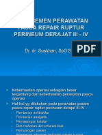 April 2021 - Dr. Suskhan - Managemen Perawatan Pasca Repair Ruptur Perineum Derajat III