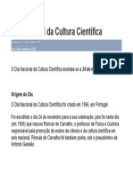 Dia Cultura Científica 2020