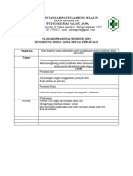 S.0.P Standar Oprasional Prosedur