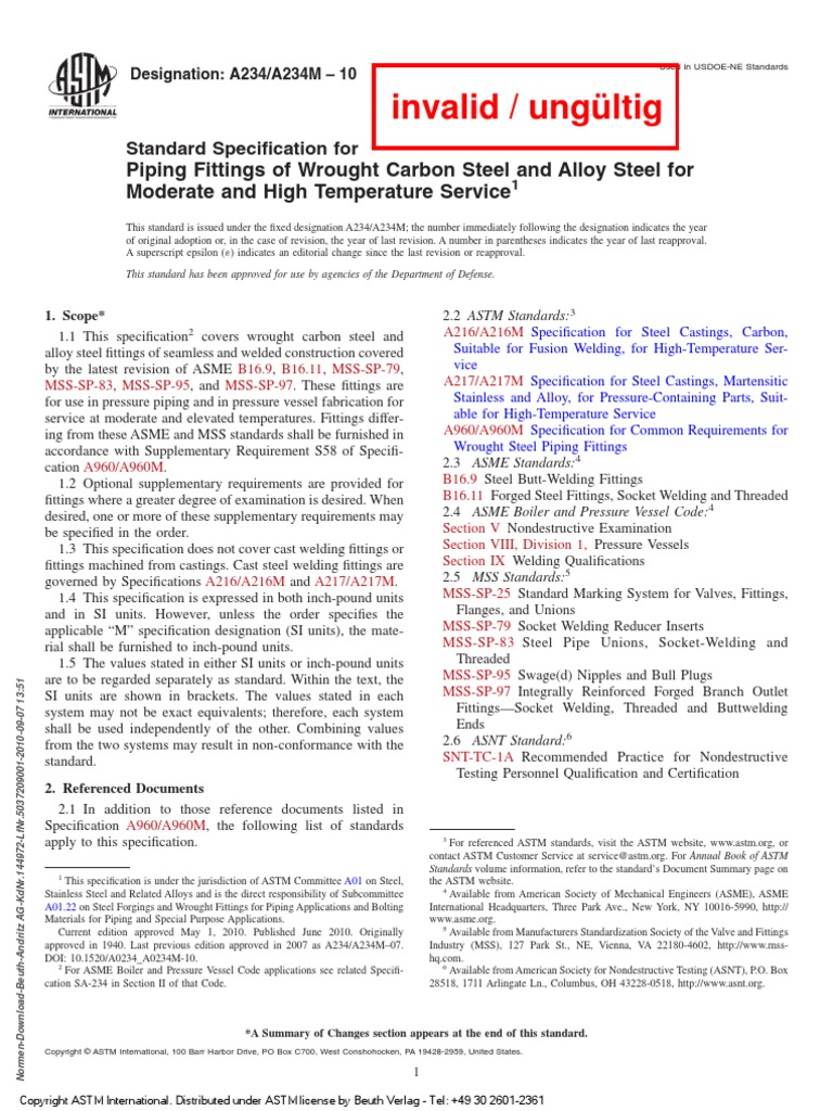 A234 | PDF | Welding | Construction