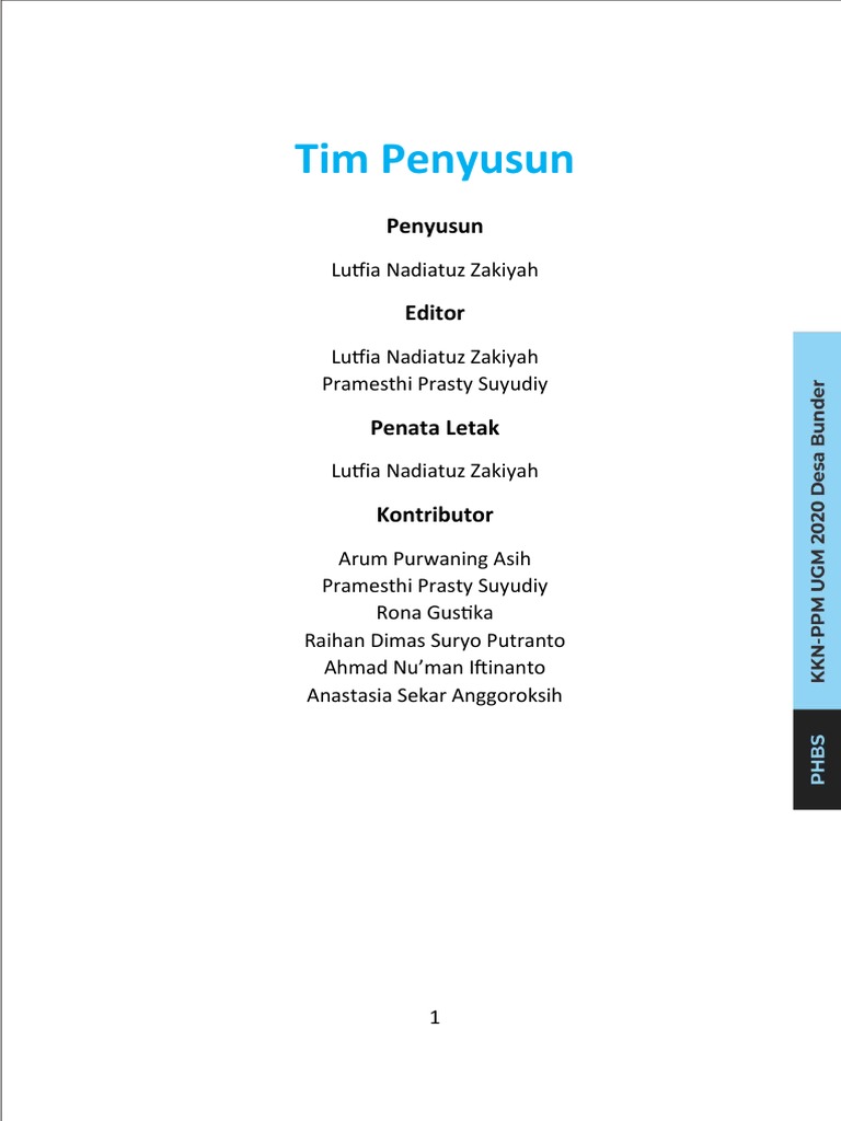 Booklet Materi Phbs Pdf