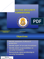 Protective Security Formations
