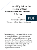 INDIA - Influence of Fly Ash On The Corrosion... Jan2004