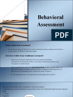 Behavioral Assessment