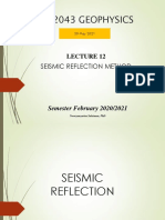 Lecture 12 Seismic Reflection Method