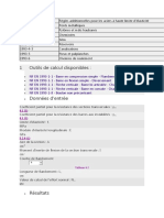 1 Outils de Calcul Disponibles:: Tableau 6.2