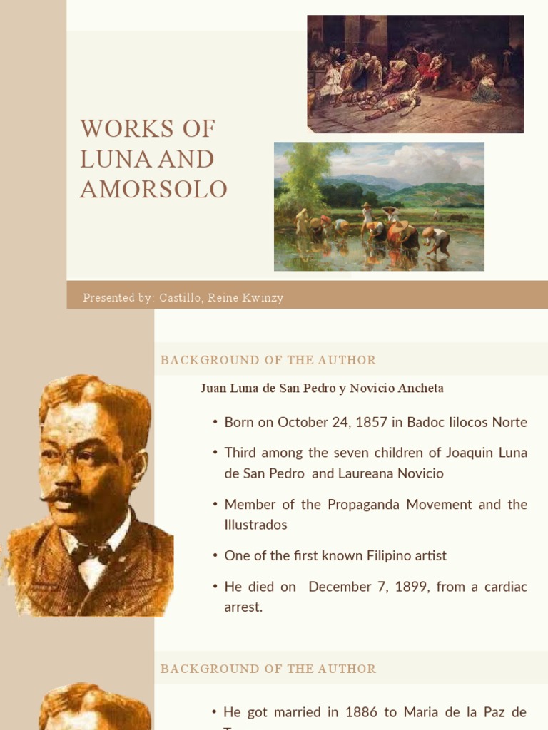 Works of Luna and Amorsolo: A Comparative Analysis of Two Iconic ...