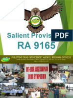 Salient Provisions Ra 9165 v.2021