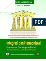 Modul Integrasi Dan Harmonisasi Perencanaan Pembangunan Daerah