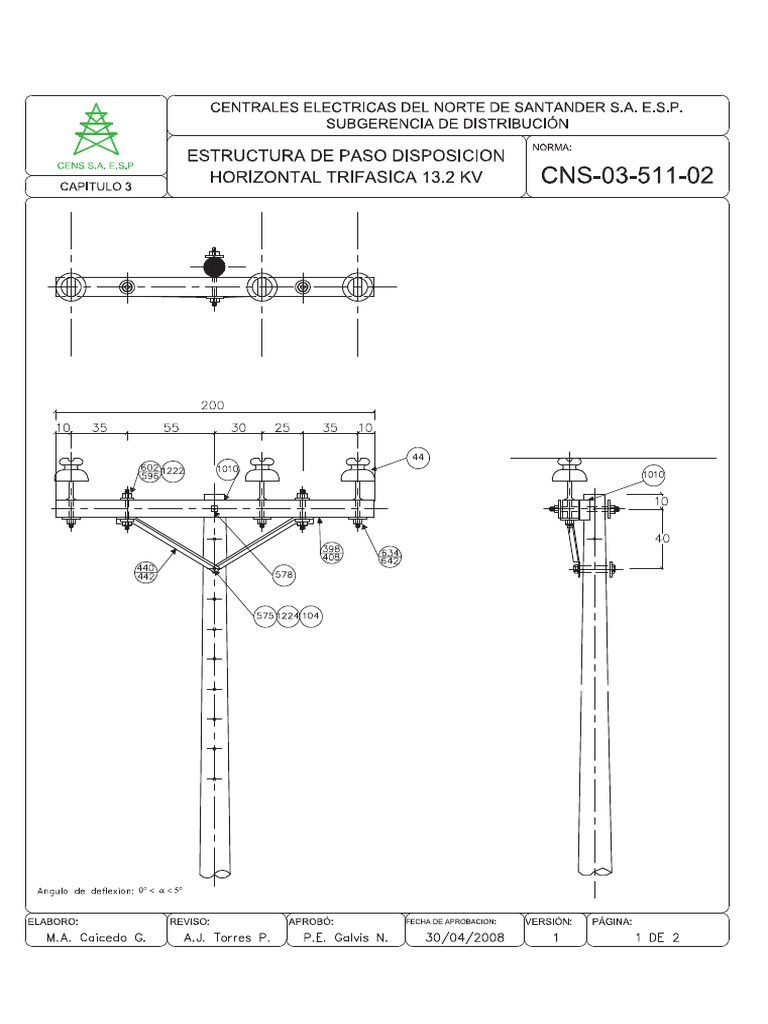 Estructuras 13.2 Kva | PDF