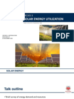 Lecture 1.1 - Solar Energy (Introduction)