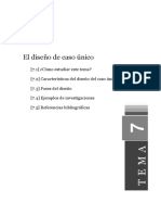 Tema 7. El Diseño de Caso Único