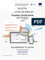 Ofertas de empleo en A Coruña - Octubre 2022